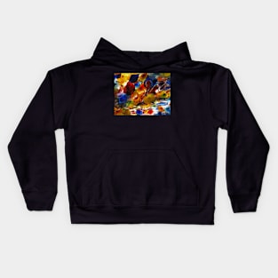 Colorful glass art Kids Hoodie